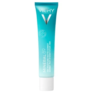 Vichy Mineral 89 Matte Sorbet Gel, 48 Stunden Feuchtigkeitsversorgung, 40 ml