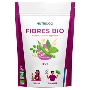Nutri&Co Biologische Vezels, Neutrale Smaak, 150 g