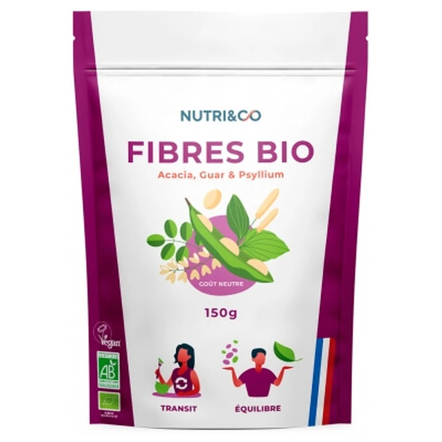 Nutri&Co Biologische Vezels, Neutrale Smaak, 150 g