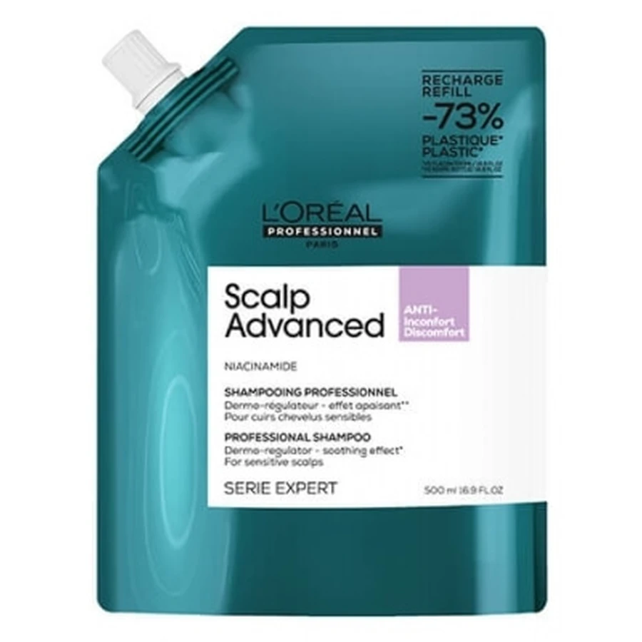 L'Oréal Professionnel Scalp Advanced L'Oréal Refill Soothing Dermo-Regulating Shampoo Scalp Advanced L'Oréal Pro 500 ml