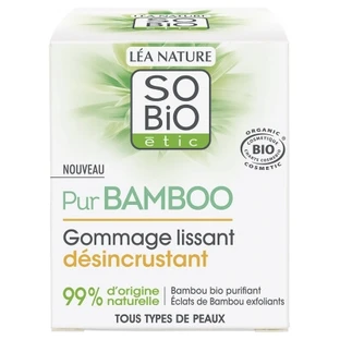 Léa Nature SO BIO étic Pur Bamboo Biologische gladmakende en exfoliërende scrub 50 ml