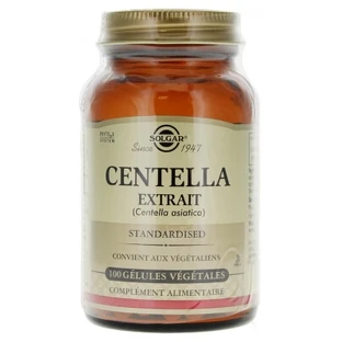 Solgar, extracto de partes aéreas de centella, 100 cápsulas vegetarianas