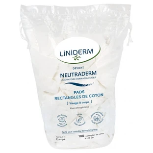 Neutraderm Baby-Pads aus Baumwolle, rechteckig, 180 Stück