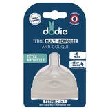 Dodie Multi-Perforated Anti-Colic Pacifier, Fast Flow, for Thick Liquids, 6 Months and Up