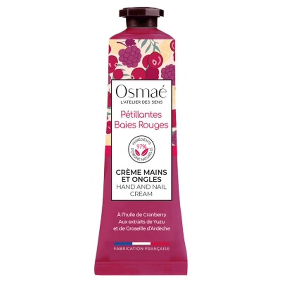Osmaé Hand- en nagelcrème met sprankelende rode bessen 30 ml