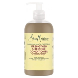 SheaMoisture Huile de Ricin Noir de Jamaïque Après-Shampoing Fortifiant et Revitalisant 384 ml