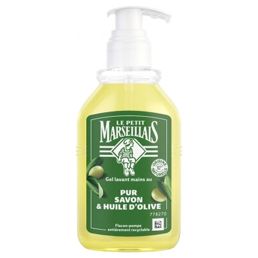 Le Petit Marseillais Handwaschgel mit reiner Seife und Olivenöl, 300 ml