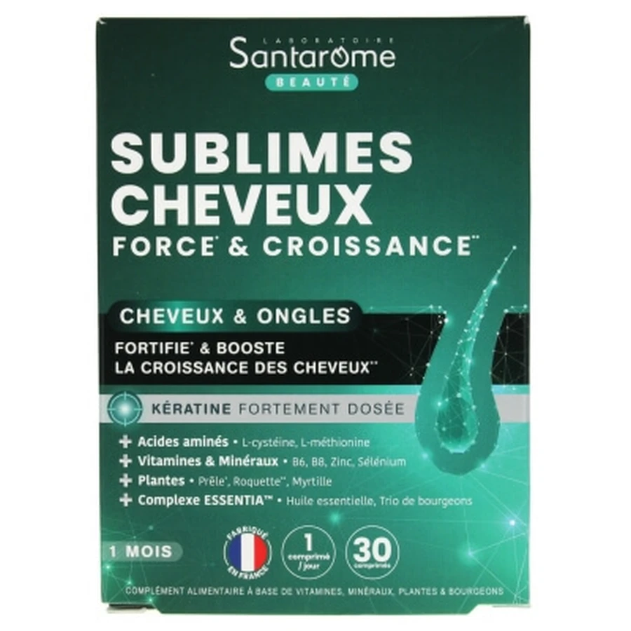 Santarome Sublimes – Für kräftiges Haar und Haarwachstum, 30 Tabletten