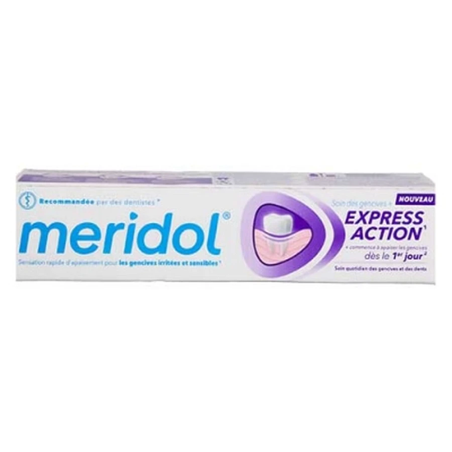 Meridol Express Action Zahnpasta zur Zahnfleischpflege, 75 ml