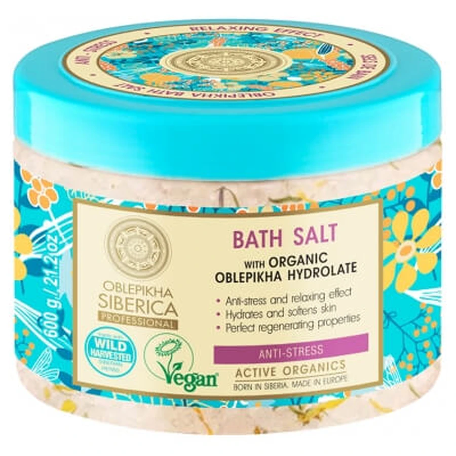 Natura Siberica Anti-Stress Bath Salts 600 g
