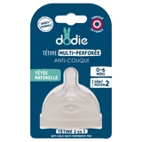 Dodie Multi-Perforated Anti-Colic Pacifier, Medium Flow, 0–6 Months