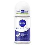 Nivea Protect & Care 72-Hour Antiperspirant Deodorant Roll-On, 50 ml