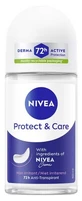 Nivea Protect & Care 72-Hour Antiperspirant Deodorant Roll-On, 50 ml