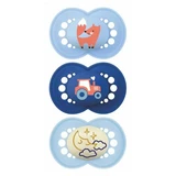 MAM 2 Original Natural Pacifiers + 1 Original Nighttime Pacifier (18 Months and Up)
