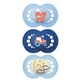 MAM: 2 chupetes «Original Natural» + 1 chupete «Original Nighttime» (a partir de los 18 meses)