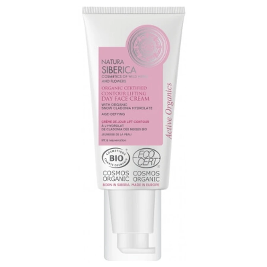 Crema de día orgánica reafirmante para el contorno de la cara «Skin Youth» de Natura Siberica, 50 ml