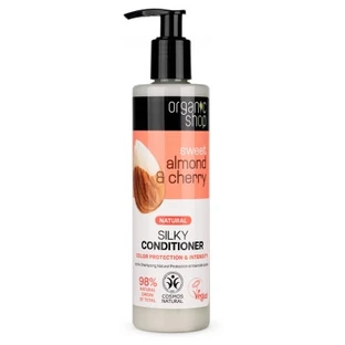 Organic Shop Après-Shampoing Naturel Protection et Intensité Couleur Amande et Cerise 280 ml