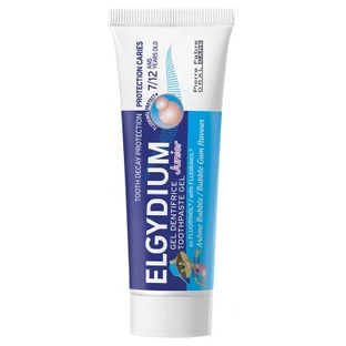 Elgydium Junior Toothpaste Gel for Cavity Protection, Ages 7–12, Bubble Flavor, 50 ml