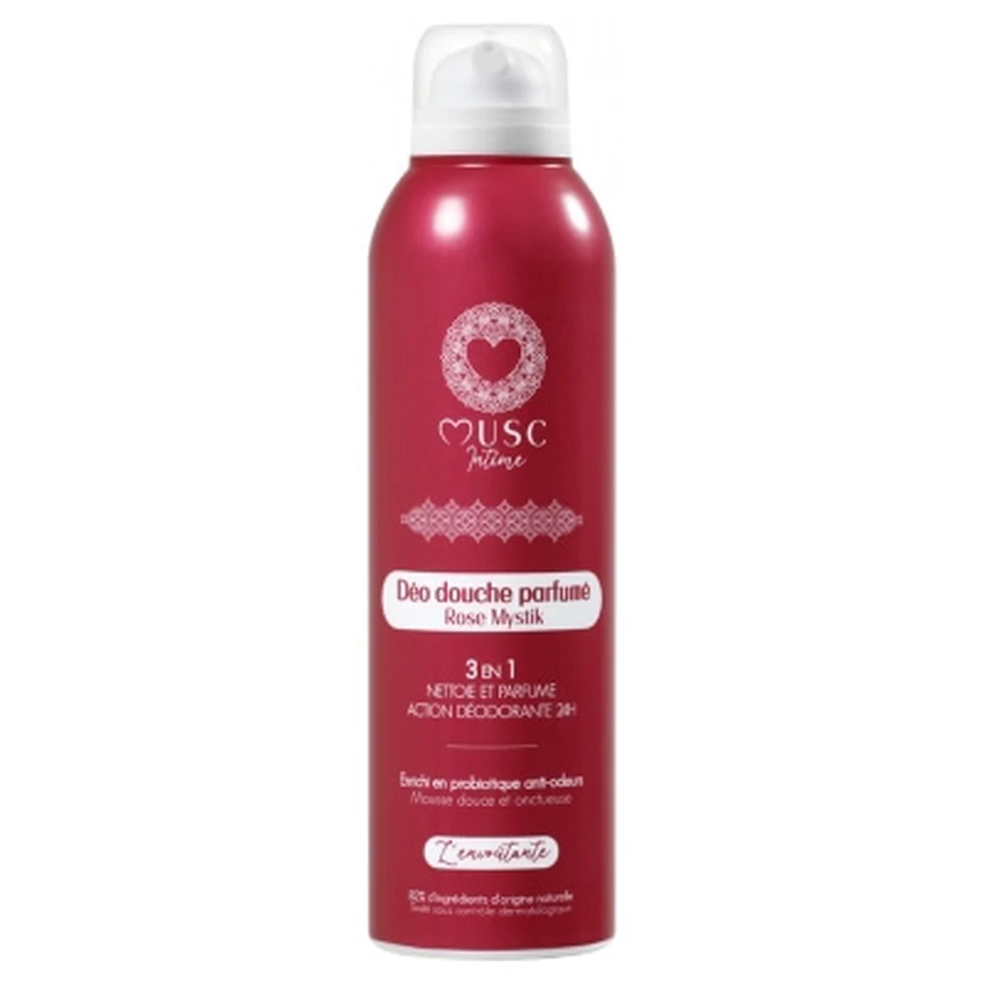 Musc Intime Parfümiertes Deodorant und Duschgel, Rose Mystik, 200 ml