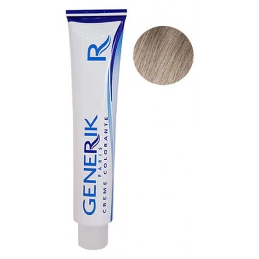 Crema de coloración Generik n.º 9.21: rubio muy claro con reflejos ceniza