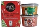 Set de regalo gourmet de Navidad de Organic Shop: Caramelo de cebada y pan de jengibre, 2 exfoliantes corporales