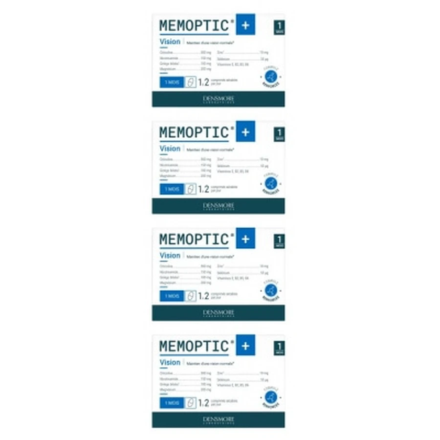 Densmore Memoptic+ Pack of 4 x 30 Breakable Tablets