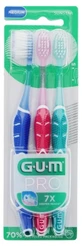 GUM PRO Medium tandenborstel, trio-pakket