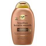 Champú de queratina brasileña OGX, 385 ml