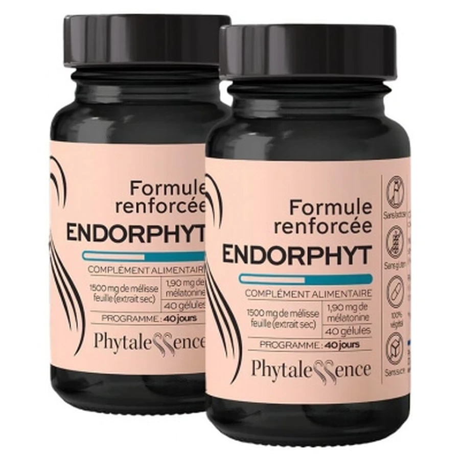 Phytalessence Endorphyt, envase de 2 x 40 cápsulas