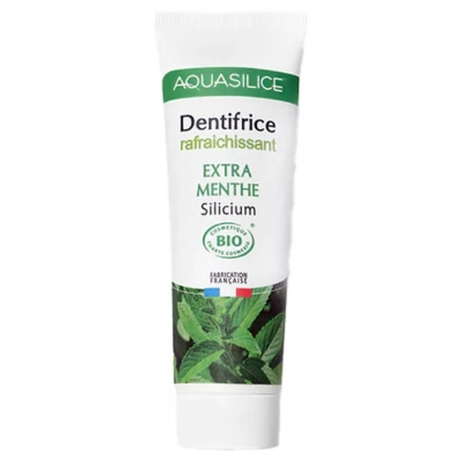 Aquasilice Organic Extra-Mint Refreshing Toothpaste 75 ml