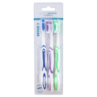 Superwhite Original Brush 3: 3 Soft Toothbrushes