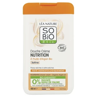 Léa Nature SO BIO étic Nourishing Shower Cream with Organic Argan Oil, 450 ml