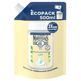 Le Petit Marseillais, crema de ducha extra suave con leche, recambio ecológico, 500 ml