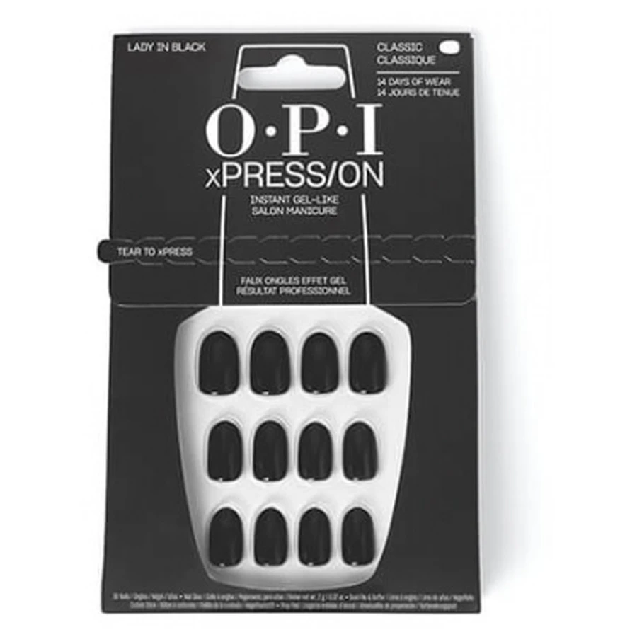 OPI xPress/On Lady In Black OPI False Nails