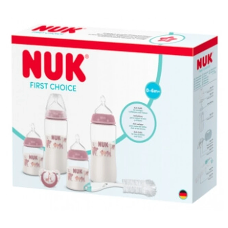 NUK First Choice Anti-Colic Set for 0–6 Months and Up