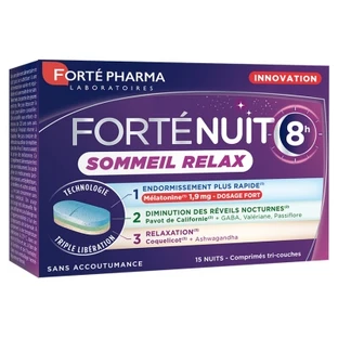 Forté Pharma Forté Night Sleep Relax 8H, 15 tabletten