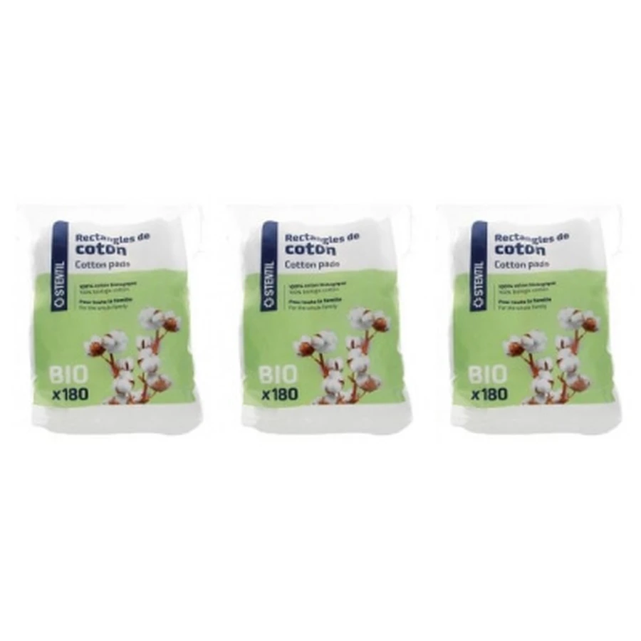 Stentil Set of 3 x 180 Cotton Rectangles
