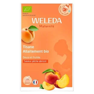Weleda Tisane Allaitement Pêche Abricot Bio 20 Sachets