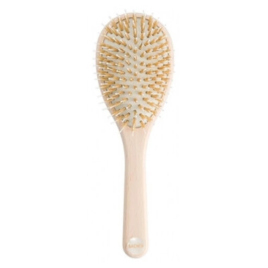 Bachca Care & Shine Boar Bristle Nylon Brush, Large Size