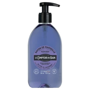 Jabón de Marsella «Le Comptoir du Bain», oliva y lavanda, 500 ml
