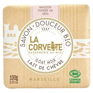 La Corvette Savon Douceur Bio Lait de Chèvre 100 g