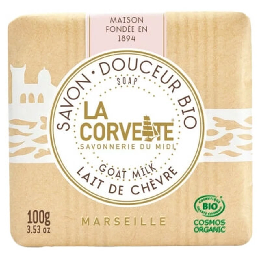 La Corvette Savon Douceur Bio Lait de Chèvre 100 g