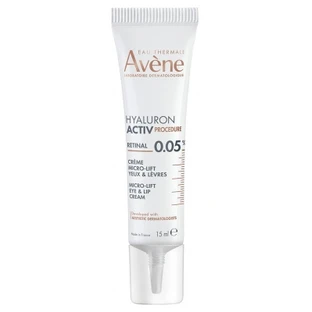 Crema para ojos y labios Avène Hyaluron Activ Retinal Micro-Lift, 15 ml