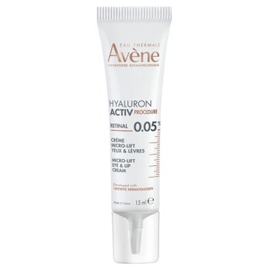 Crema para ojos y labios Avène Hyaluron Activ Retinal Micro-Lift, 15 ml