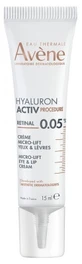 Avène Hyaluron Activ Retinal Micro-Lift Eye &amp; Lip Cream 15 ml