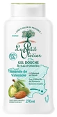 Gel de ducha de agua de oliva ecológica «Le Petit Olivier» y almendra de Valensole, 270 ml