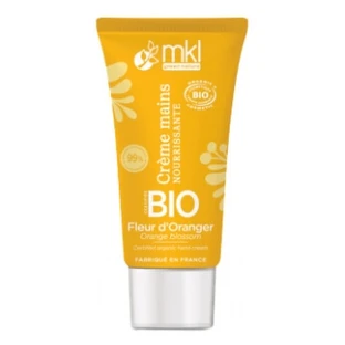 Crema nutritiva de manos con flor de azahar ecológica de MKL Green Nature, 50 ml