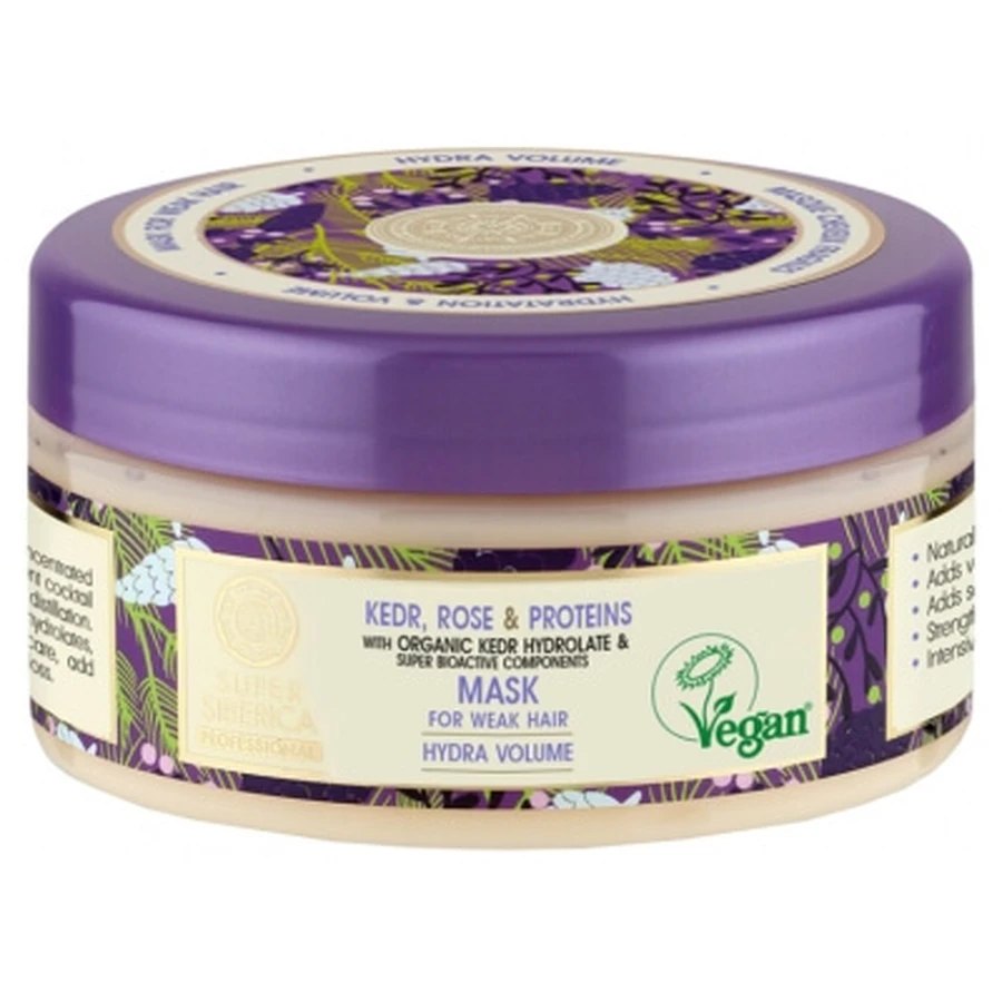 Natura Siberica Super Siberica Hydra Volume-masker voor kwetsbaar haar 300 ml