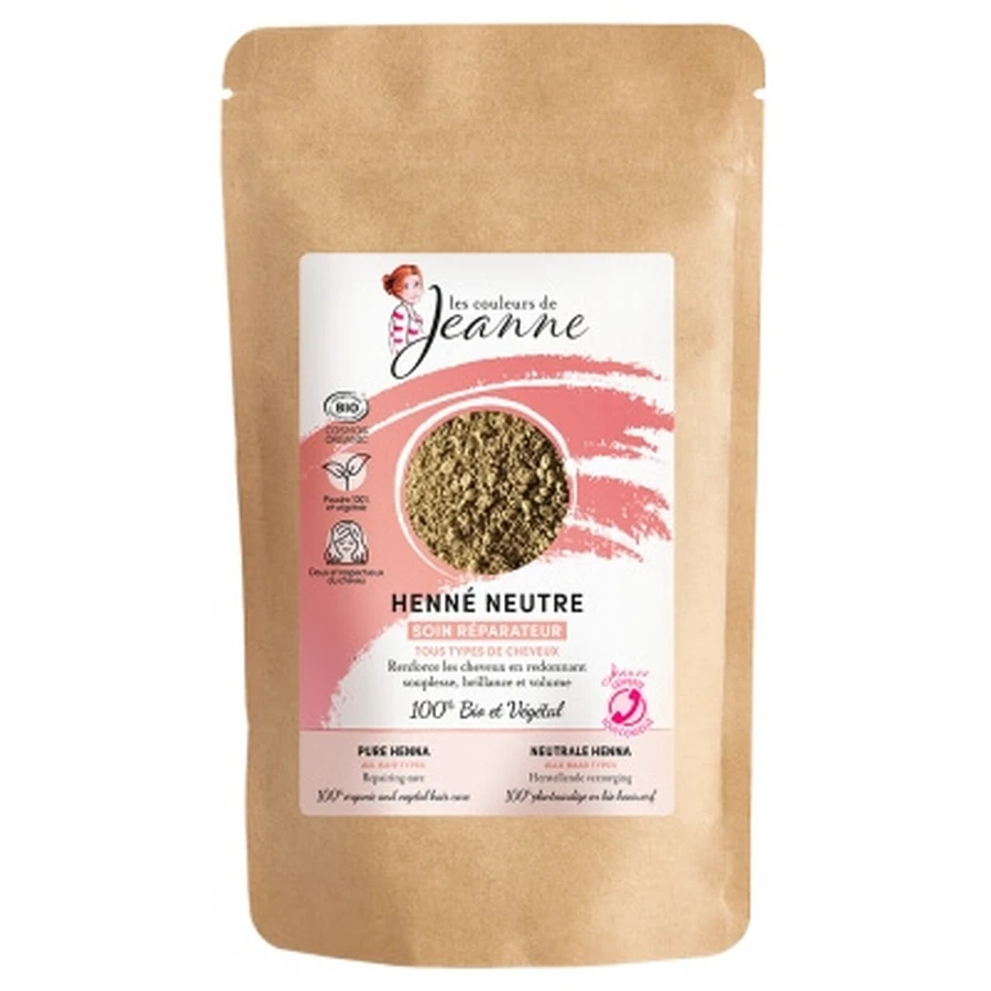 Jeanne Soin Organic Neutral Henna Repair Treatment, 100 g