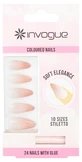 Invogue 24 Faux Ongles Stiletto Dégradé Rose